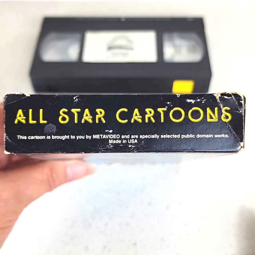 Superman Vintage VHS All Star Cartoons - Picture 4 of 5
